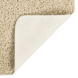 Berkfield Home Shaggy Rug Cream 120x170 cm Anti Slip in Beige - Size: 100 cm diameter - thumbnail 3