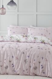 Catherine Lansfield 'Songbird' Duvet Set in Pink - Size: Single - thumbnail 2