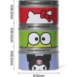 Hello Kitty Stackable Candle Set - Strawberry Passionfruit & Coconut 3x90G - Size: Medium - thumbnail 6