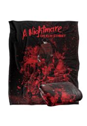 Warner Brothers Nightmare On Elm Street Silky Touch Super Soft Throw Blanket 152x127cm in White - Size: 152x127 cm - thumbnail 2