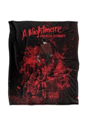 Warner Brothers Nightmare On Elm Street Silky Touch Super Soft Throw Blanket 152x127cm in White - Size: 152x127 cm - thumbnail 1