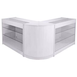Monstershop Capricorn Brilliant White Shop Counter & Retail Display Set