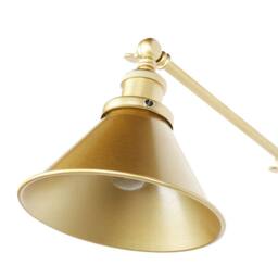 Wyld and Coco Set of 2 Gold Metal Wall Lamps with Adjustable Arm - thumbnail 6