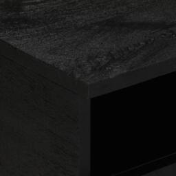 Berkfield Home Durable Coffee Table Black 80x54x40 cm Engineered Wood - Size: 80 x 54 x 40 cm - thumbnail 6