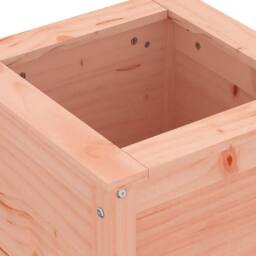 Berkfield Home Decorative Garden Planter 40x40x39 cm Solid Wood Douglas in Light Brown - Size: 40 x 40 x 39 cm - thumbnail 7