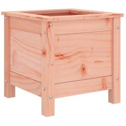 Berkfield Home Decorative Garden Planter 40x40x39 cm Solid Wood Douglas in Light Brown - Size: 40 x 40 x 39 cm - thumbnail 3