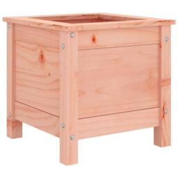 Berkfield Home Decorative Garden Planter 40x40x39 cm Solid Wood Douglas in Light Brown - Size: 40 x 40 x 39 cm - thumbnail 4