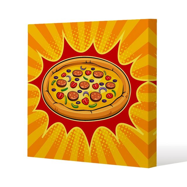 Benjamin Tate Design art retro (Canvas Print) / 101 x 101 x 4cm in Natural - Size: 101 x 101 x 4 cm - image 1