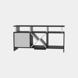 Decorotika Auburn TV Stand TV Unit for TV's up to 47 inch in Grey - thumbnail 4