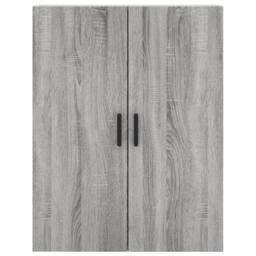 Berkfield Home Wall Mounted Cabinet Grey Sonoma 69.5x34x90 cm - thumbnail 7