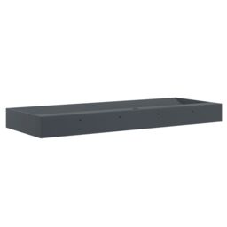 Berkfield Home Wash Basin 120x46x11 cm Mineral Cast/Marble Cast Anthracite in Black - Size: 120 x 46 x 11 cm - thumbnail 6