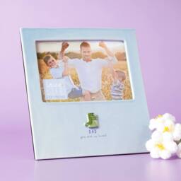 "Love Life Sentiment Gift Photo Frame 4"" x 6"" - Dad in Blue" - thumbnail 1