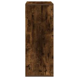 Berkfield Home Book Cabinet Smoked Oak 66x31x80 cm Engineered Wood in Brown - Size: 66 x 31 x 80 cm - thumbnail 5