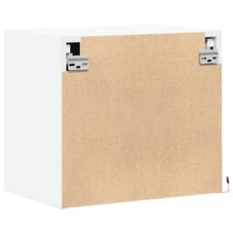 Berkfield Home Durable Wall-mounted Bedside Cabinets with LED Lights 2 pcs White - thumbnail 9
