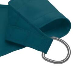 Primrose 6m x 5m Waterproof Patio Sun Shade Sail Canopy 98% UV Block Free Rope in Teal - thumbnail 9