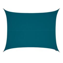 Primrose 6m x 5m Waterproof Patio Sun Shade Sail Canopy 98% UV Block Free Rope in Teal - thumbnail 2