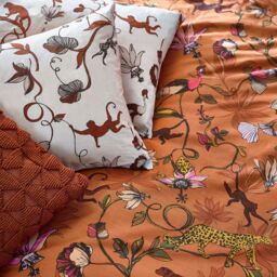 Furn Wildlings Tropical Duvet Cover Set in Light Brown - Size: Double - thumbnail 3