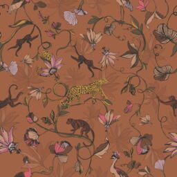 Furn Wildlings Tropical Duvet Cover Set in Light Brown - Size: Double - thumbnail 4