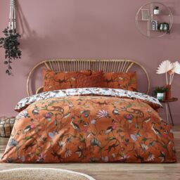Furn Wildlings Tropical Duvet Cover Set in Light Brown - Size: Double - thumbnail 1