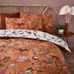 Furn Wildlings Tropical Duvet Cover Set in Light Brown - Size: Double - thumbnail 2