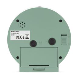 Acctim Caleb Analogue Alarm Clock Non Ticking Sweep Smartlite® Crescendo Alarm in Green - thumbnail 3