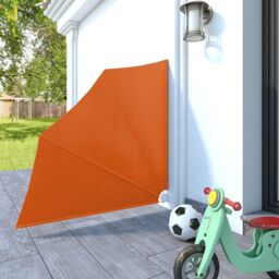Berkfield Home Collapsible Balcony Side Awning Terracotta 140x140 cm in Orange - thumbnail 8