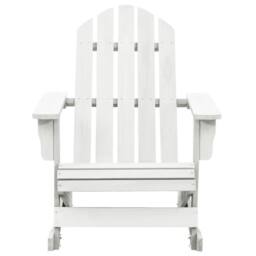 Berkfield Home Garden Rocking Chair Wood White