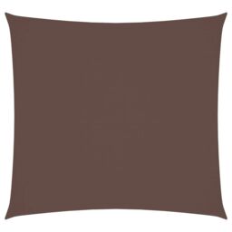 Berkfield Home Sunshade Sail Oxford Fabric Square 3.6x3.6 m Brown - thumbnail 2