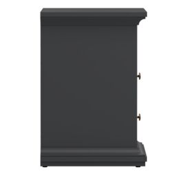 Furniture To Go Paris Bedside 2 Drawers in Grey - thumbnail 4