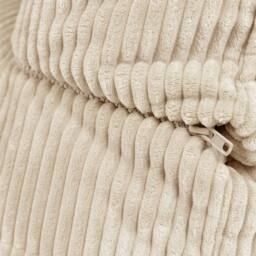 icon 4pcs Noa Bean Bag, 1x Corner, 2x Recliner, 1x Slab, Jumbo Cord in Cream - thumbnail 4