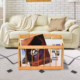 Kelvenix Magazine Rack Holder Stylish in Brown - thumbnail 5