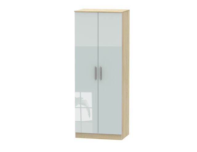Ready Assembled 2 U Trent 2 Door Wardrobe (Ready Assembled) in Grey