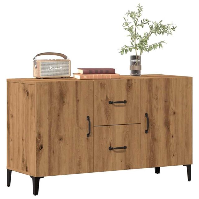 Berkfield Home Sideboard Artisan Oak 100x36x60 cm Engineered Wood in Brown - Size: 100 x 36 x 60 cm - image 1