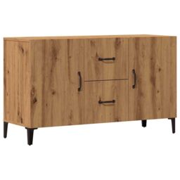Berkfield Home Sideboard Artisan Oak 100x36x60 cm Engineered Wood in Brown - Size: 100 x 36 x 60 cm - thumbnail 2