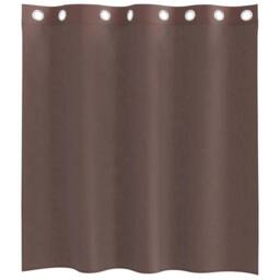 Berkfield Home Voile Curtains with Grommets 2 pcs Brown 140x140 cm - thumbnail 4