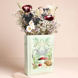 Lisa Angel Women's Ceramic Moonrise Woodland Book Vase in Pale Green - thumbnail 1