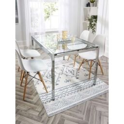 Origin Washable Nomad Rug 80x150 in Cream - Size: 80 cm x 150 cm - thumbnail 6