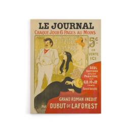 "Artery8 Journal Vintage Newspaper Magazine Cover Steinlen Canvas Wall Art - Size: W18"" x H24""" - thumbnail 1