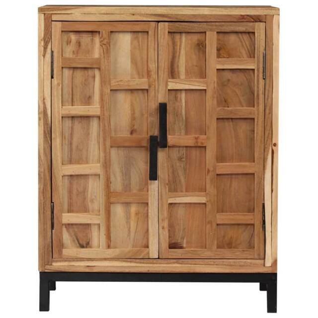 Berkfield Home Sideboard Solid Acacia Wood 60x35x76 cm Brown - Size: 60 x 35 x 76 cm - image 1