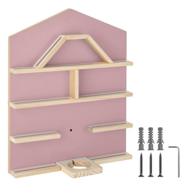 tectake Mylittlestory House Wall Shelf For Up To 50 Tonies in Pink - image 1