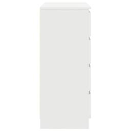 Berkfield Home Sideboard with Drawers White 71x35x84 cm Engineered Wood - Size: 71 x 35 x 84 cm - thumbnail 7