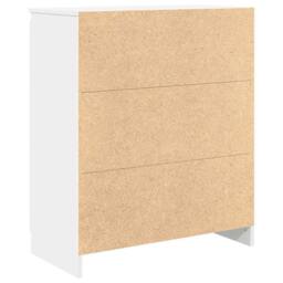 Berkfield Home Sideboard with Drawers White 71x35x84 cm Engineered Wood - Size: 71 x 35 x 84 cm - thumbnail 8
