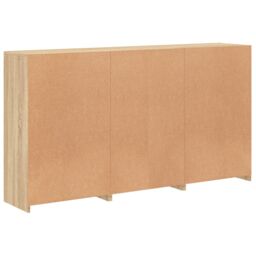 Berkfield Home Sideboard with LED Lights Sonoma Oak 181.5x37x100 cm in Brown - thumbnail 8