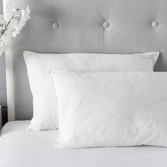 Snug City Anti Allergy Hollowfibre 2 Pack Pillows Microfibre Soft Cover & Anti Allergy Hollowfibre Filling in White - image 1