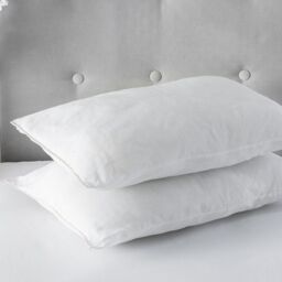 Snug City Anti Allergy Hollowfibre 2 Pack Pillows Microfibre Soft Cover & Anti Allergy Hollowfibre Filling in White - thumbnail 2