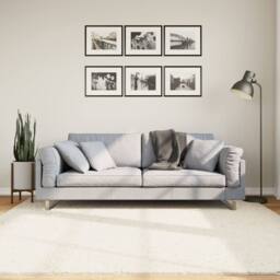 Berkfield Home Rug OVIEDO Short Pile Beige 200x200 cm - Size: Medium - thumbnail 2