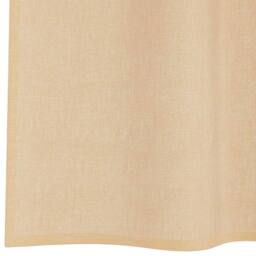Berkfield Home Voile Curtains with Rod Pockets 2 pcs Sand in Light Sand - thumbnail 6