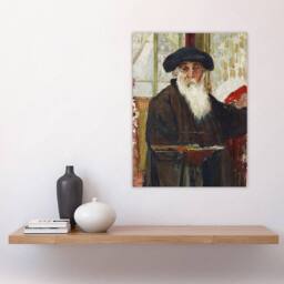 "Artery8 Self Portrait With Paint Palette Pissarro Wall Art Poster Print - Size: W24"" x H32""" - thumbnail 4