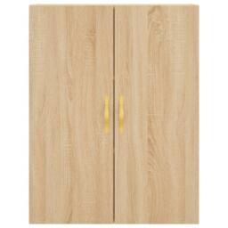 Berkfield Home Highboard Sonoma Oak 69.5x34x180 cm Engineered Wood in Light Tan - thumbnail 6