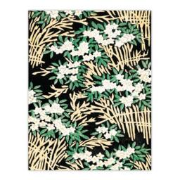 Artery8 Shin Bijutsukai Framed Wall Art Print Abstract Floral Forest Pattern in Green - Size: A4 - thumbnail 3